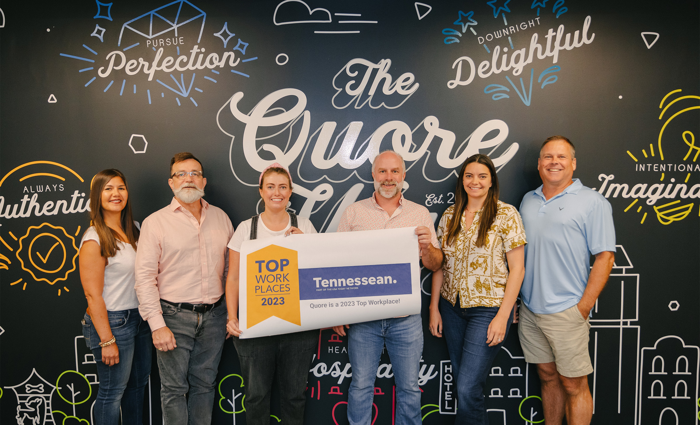The Tennessean Names Quore One of the 2023 Top Workplaces Quore
